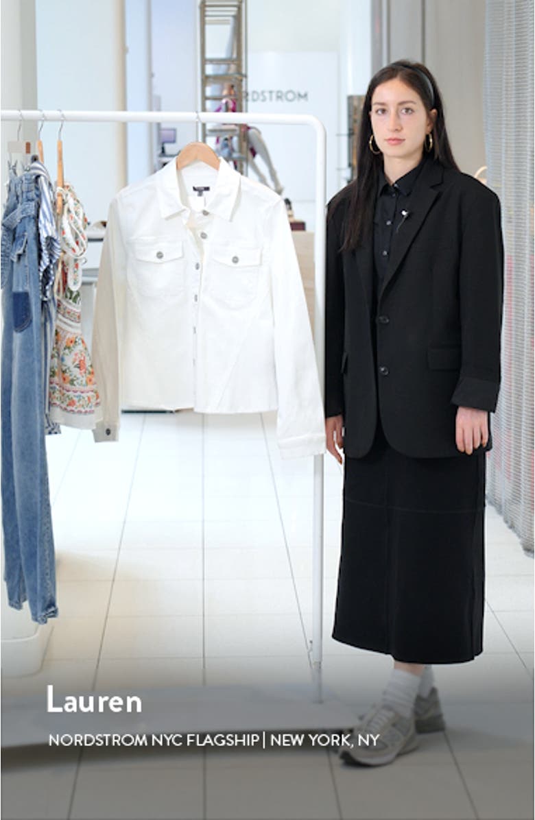 Fray Hem Denim Jacket, sales video thumbnail