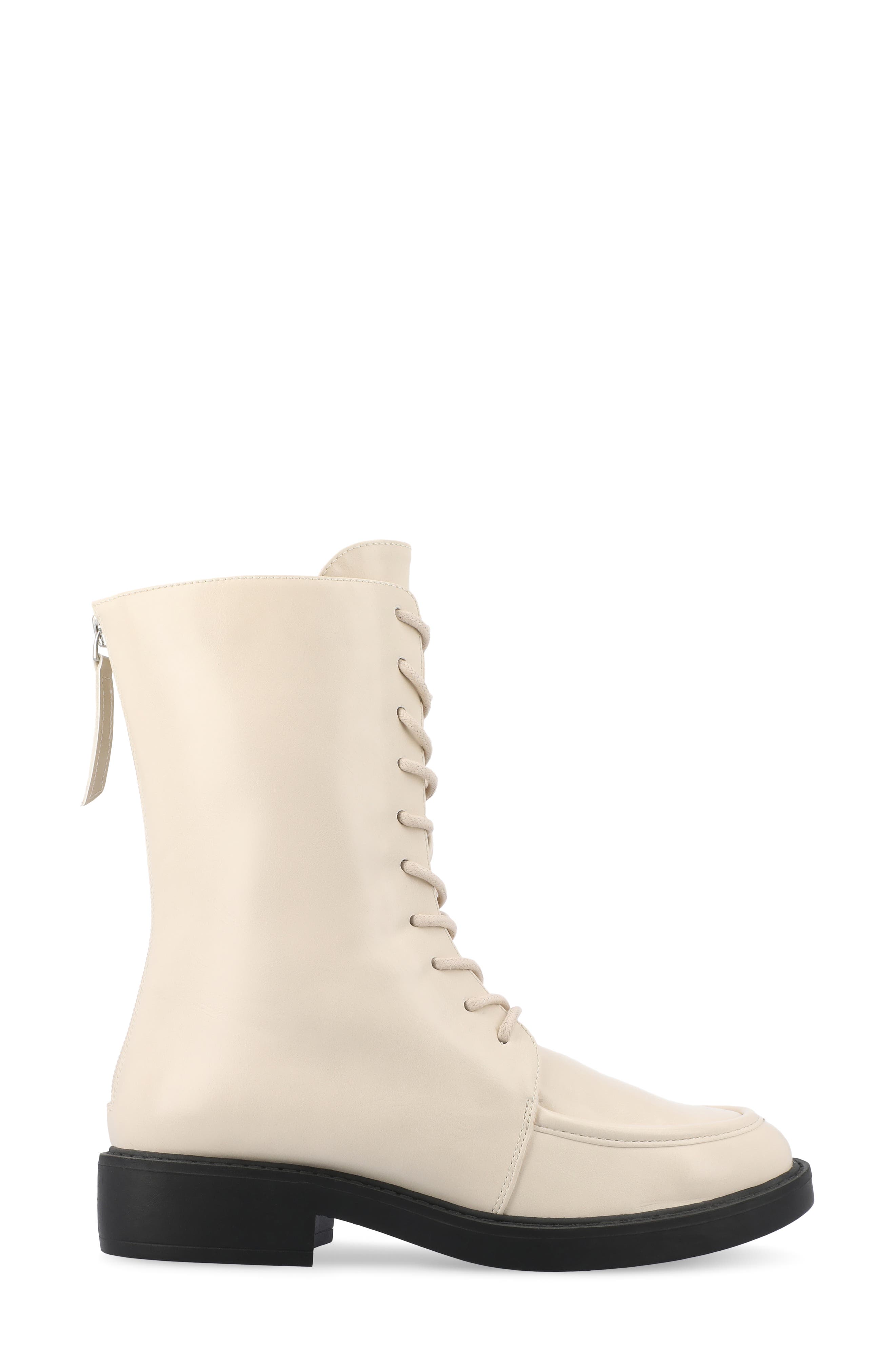 Nikks Combat Boot, Alternate, color, BONE