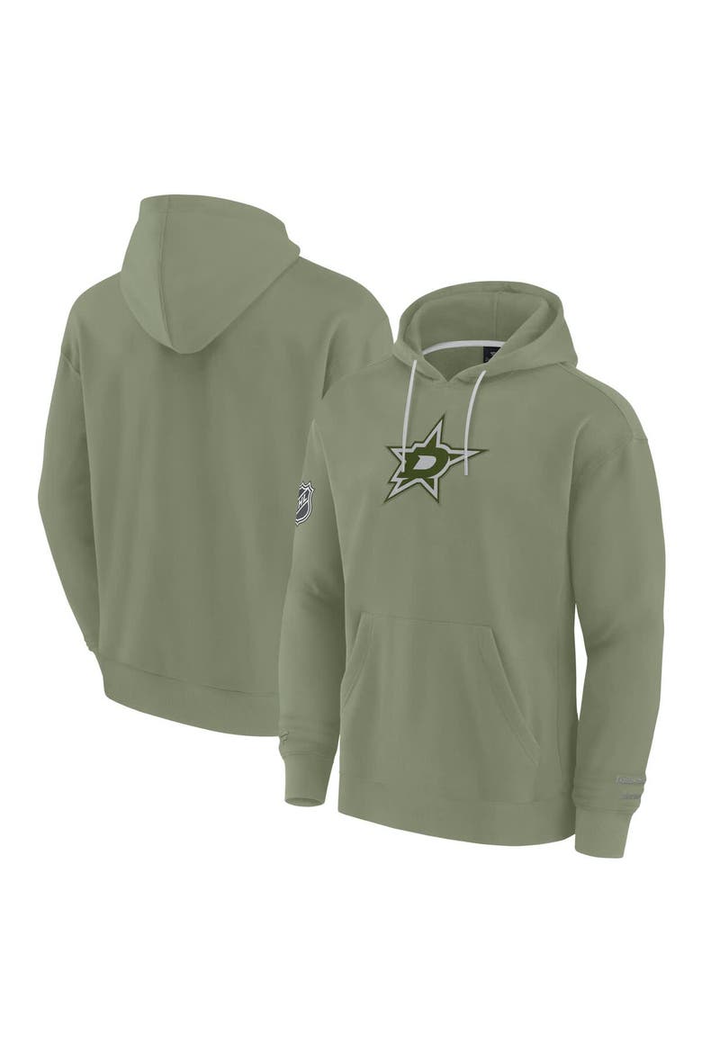 Men's Fanatics Olive Dallas Stars Elements Pace Pullover Hoodie, Alternate, color, Olive