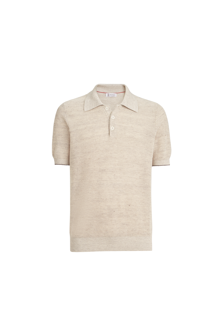 Half English rib knit polo, Alternate, color, Yuta