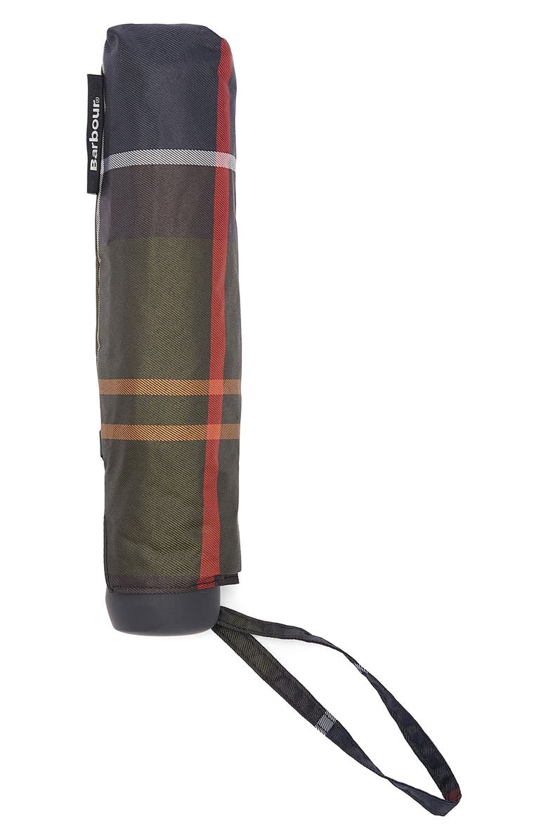 Barbour Portree Plaid Umbrella, Alternate, color, Classic