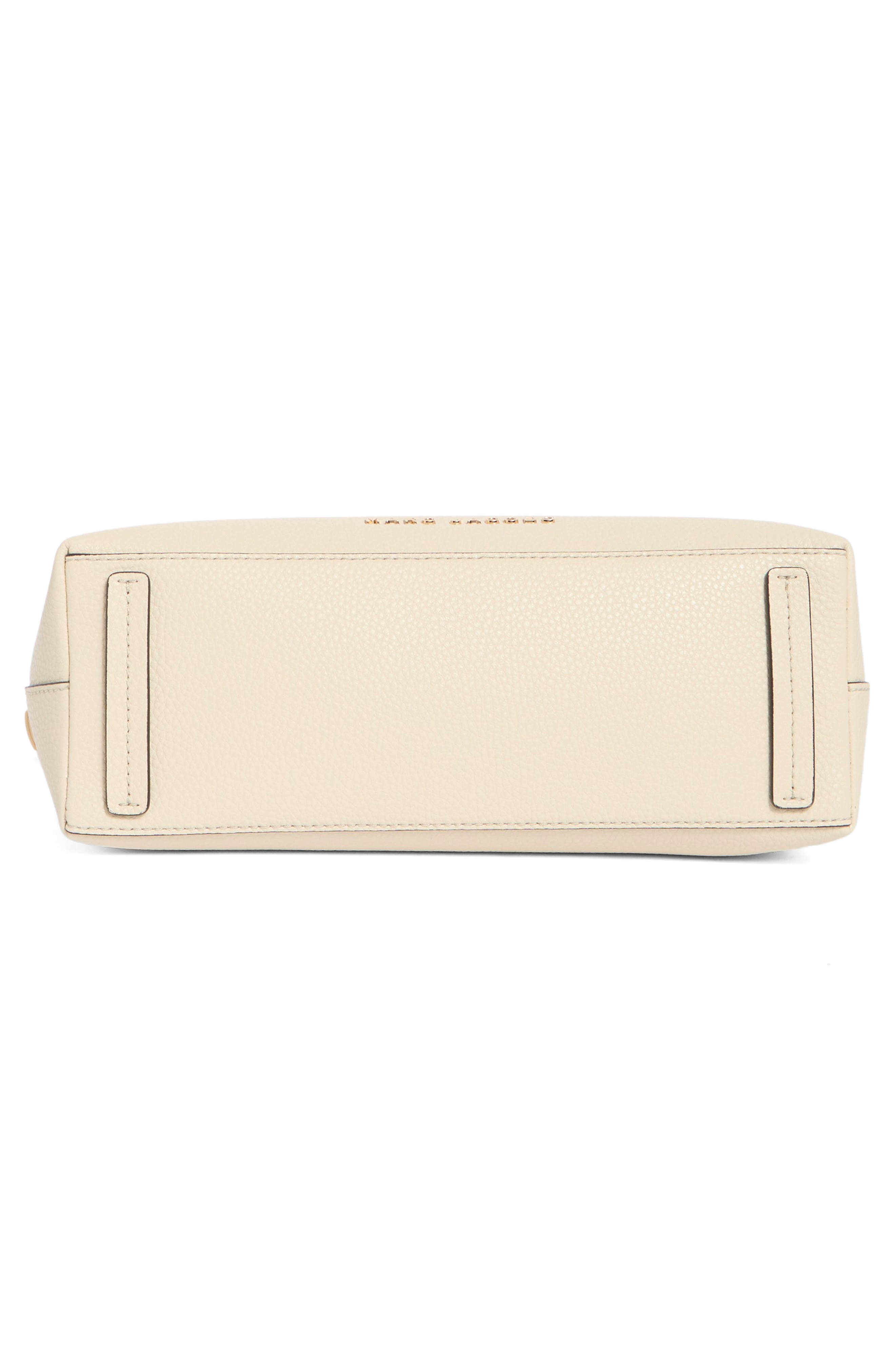 Marc Jacobs Drifter Pebbled Leather Large Hobo Bag, Alternate, color, Marshmallow