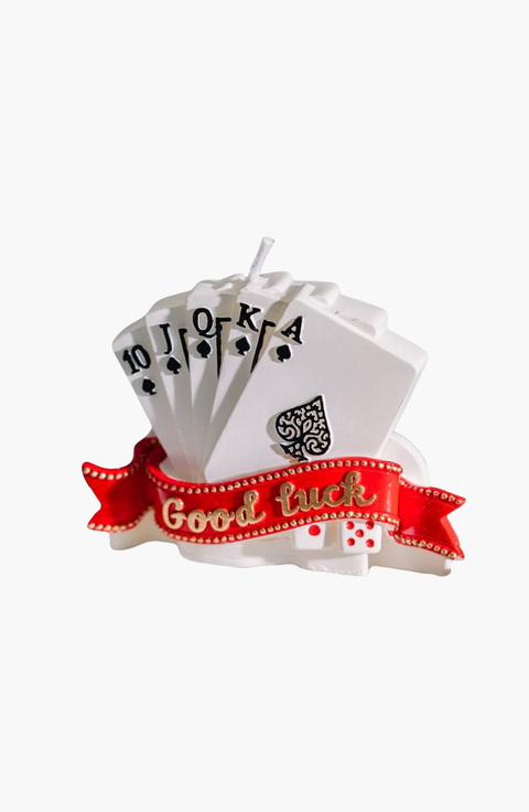 Lucky Poker Candle