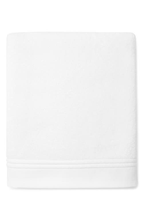 Sferra Aura Nuova Cotton Terry Bath Sheet In White/white