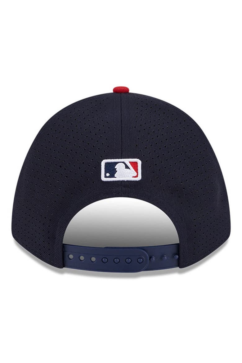 Men's New Era Navy/Red  Houston Astros 2025 MLB All-Star Game Workout 9FORTY M-Crown Adjustable Hat, Alternate, color, Navy