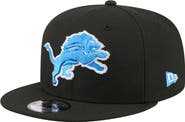 New Era Men's New Era Black Detroit Lions 9FIFTY Snapback Hat