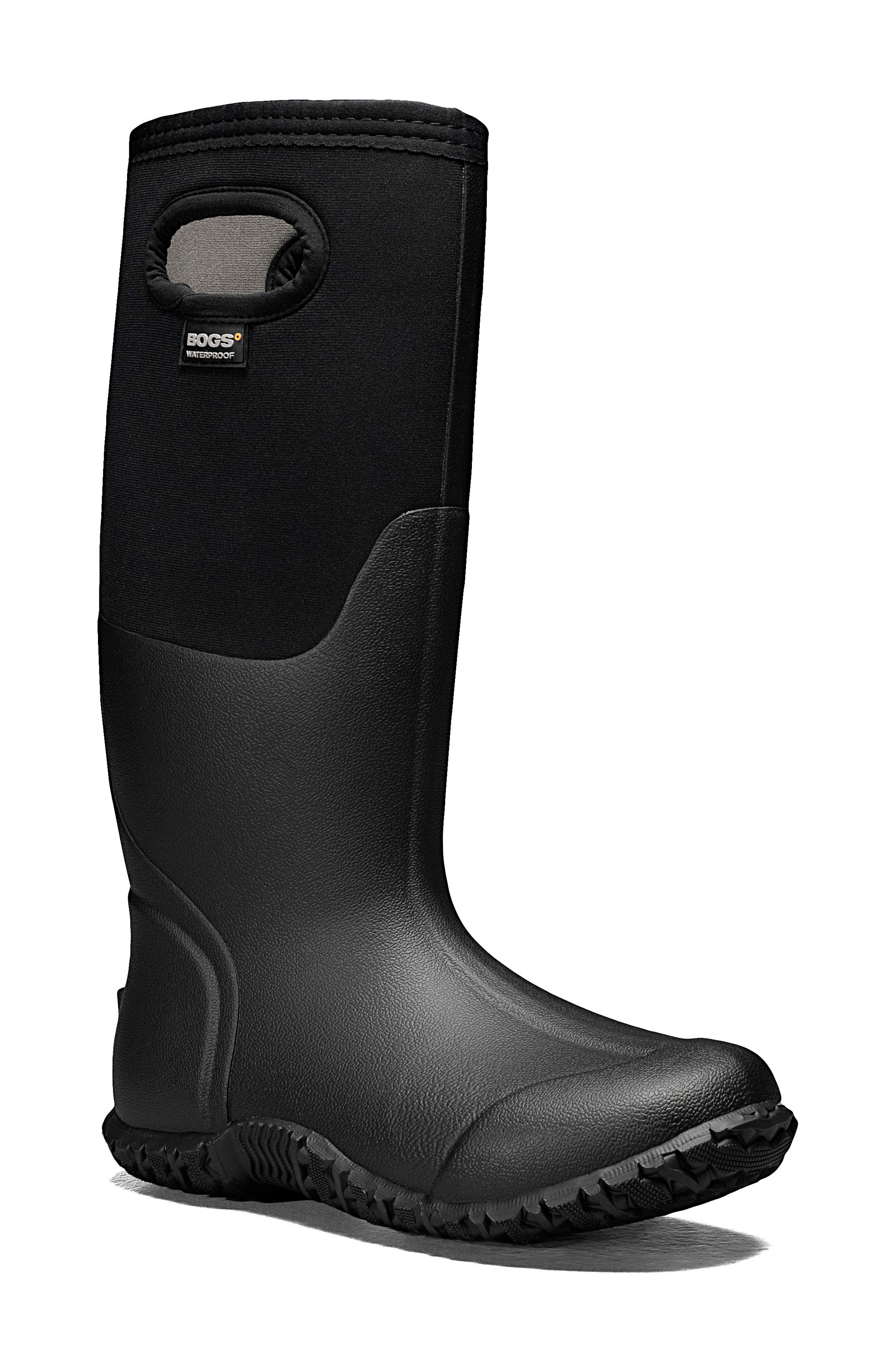 Bogs Mesa Insulated Waterproof Rain Boot, Main, color, Black