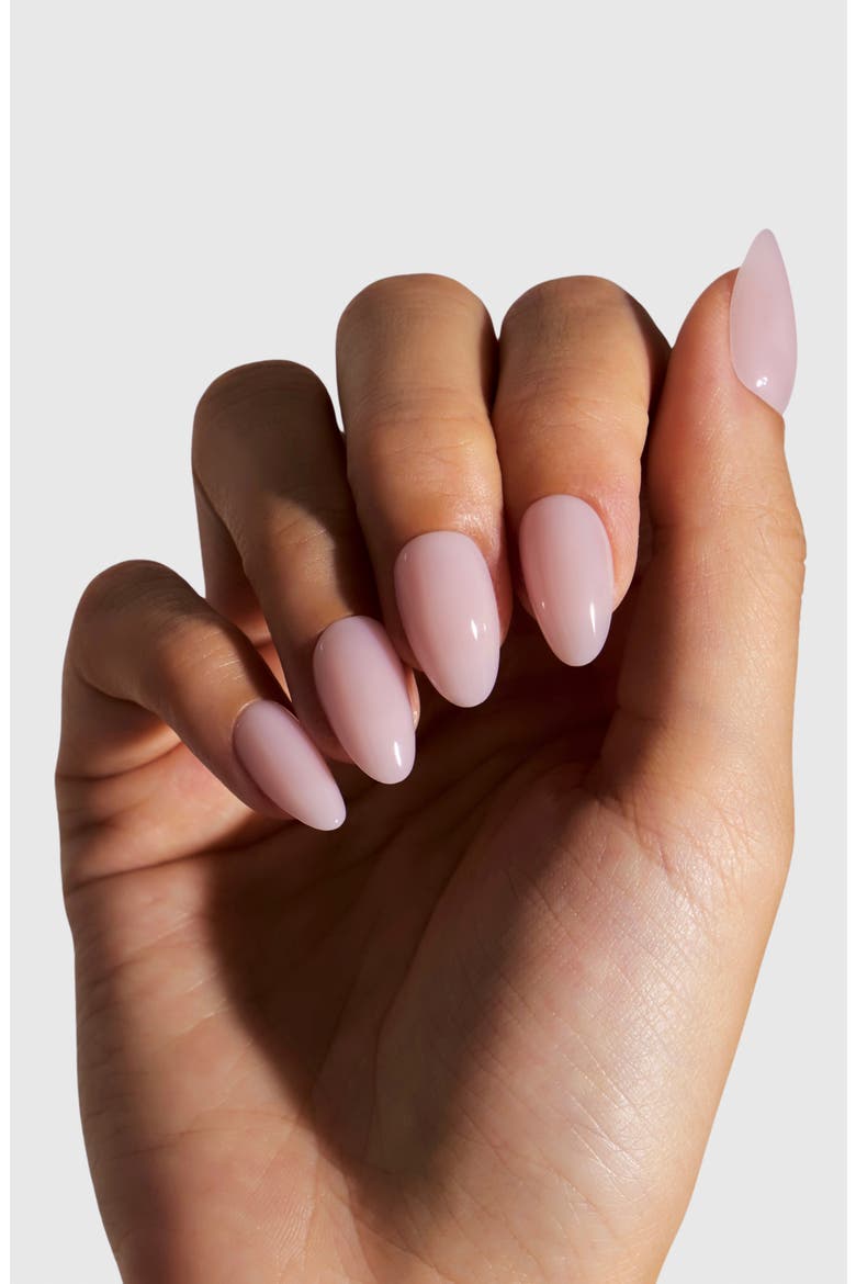 Salon U-ltimate Extra Short Almond Press-On Nails, Alternate, color, BARE MILK