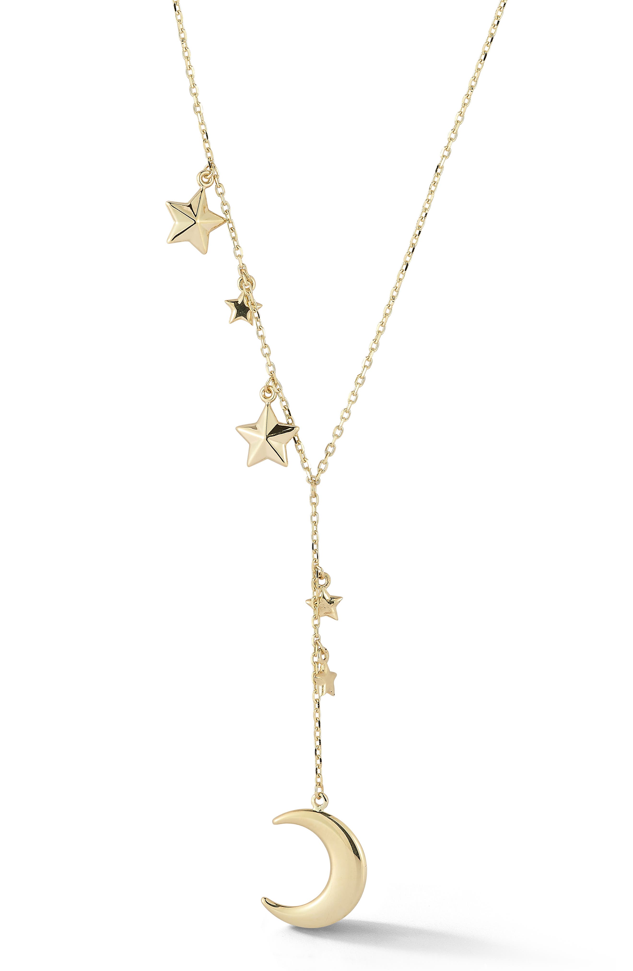 Ember Fine Jewelry 14K Yellow Gold Celestial Y-Necklace