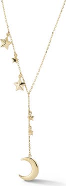 Ember Fine Jewelry 14K Yellow Gold Celestial Y-Necklace