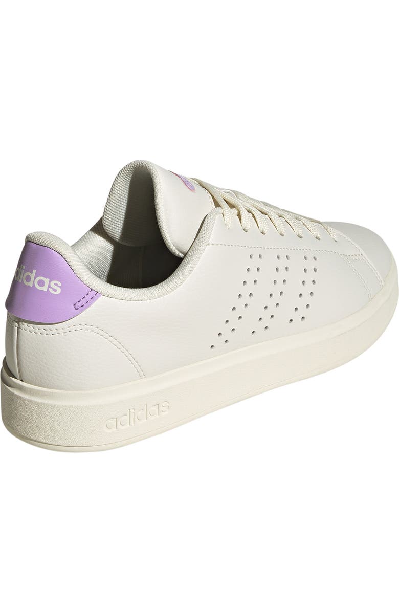 adidas Advantage 2.0 Sneaker, Alternate, color, Off White/ Off White/ Plum