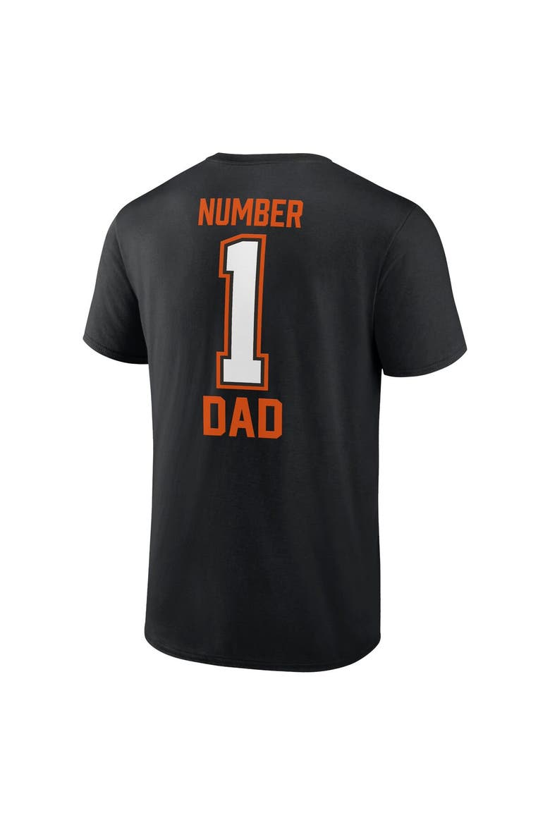 Men's Fanatics Branded Black Cincinnati Bengals Father's Day T-Shirt, Alternate, color, Black