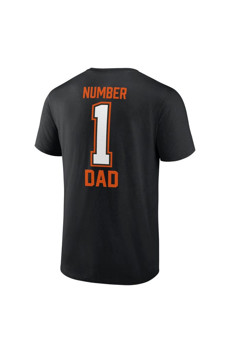 FANATICS Men's Fanatics Branded Black Cincinnati Bengals Father's Day T-Shirt, Alternate, color, Black