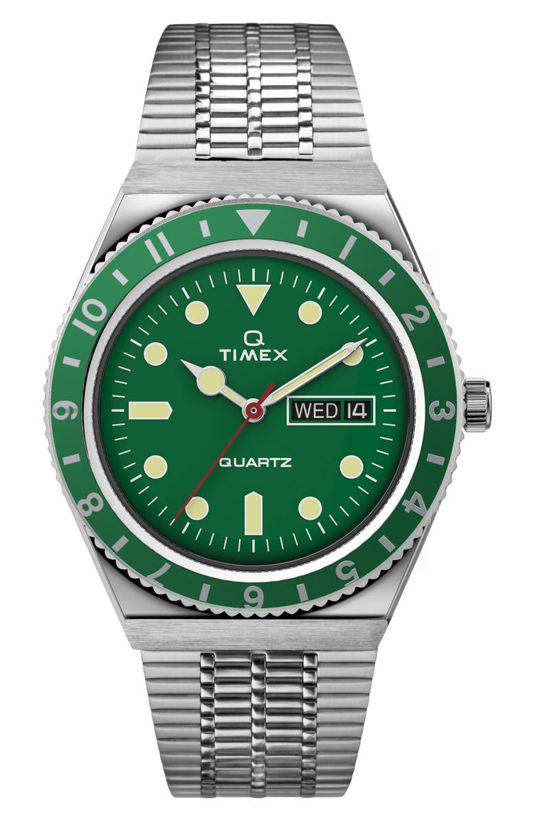 Timex<sup>®</sup> Q Timex Reissue Bracelet Watch, 38mm, Main, color,