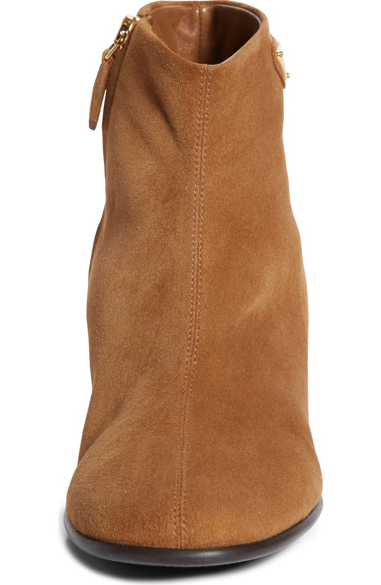 Prada Block Heel Bootie, Alternate, color, Cannella