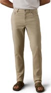 Faherty Slim Straight Leg Stretch Terry Cloth Pants