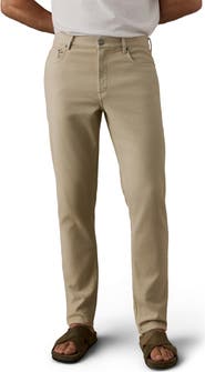 Faherty Slim Straight Leg Stretch Terry Cloth Pants