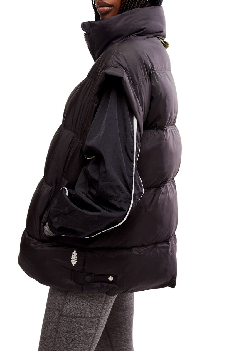 Free People In a Bubble Oversize Puffer Vest, Alternate, color,