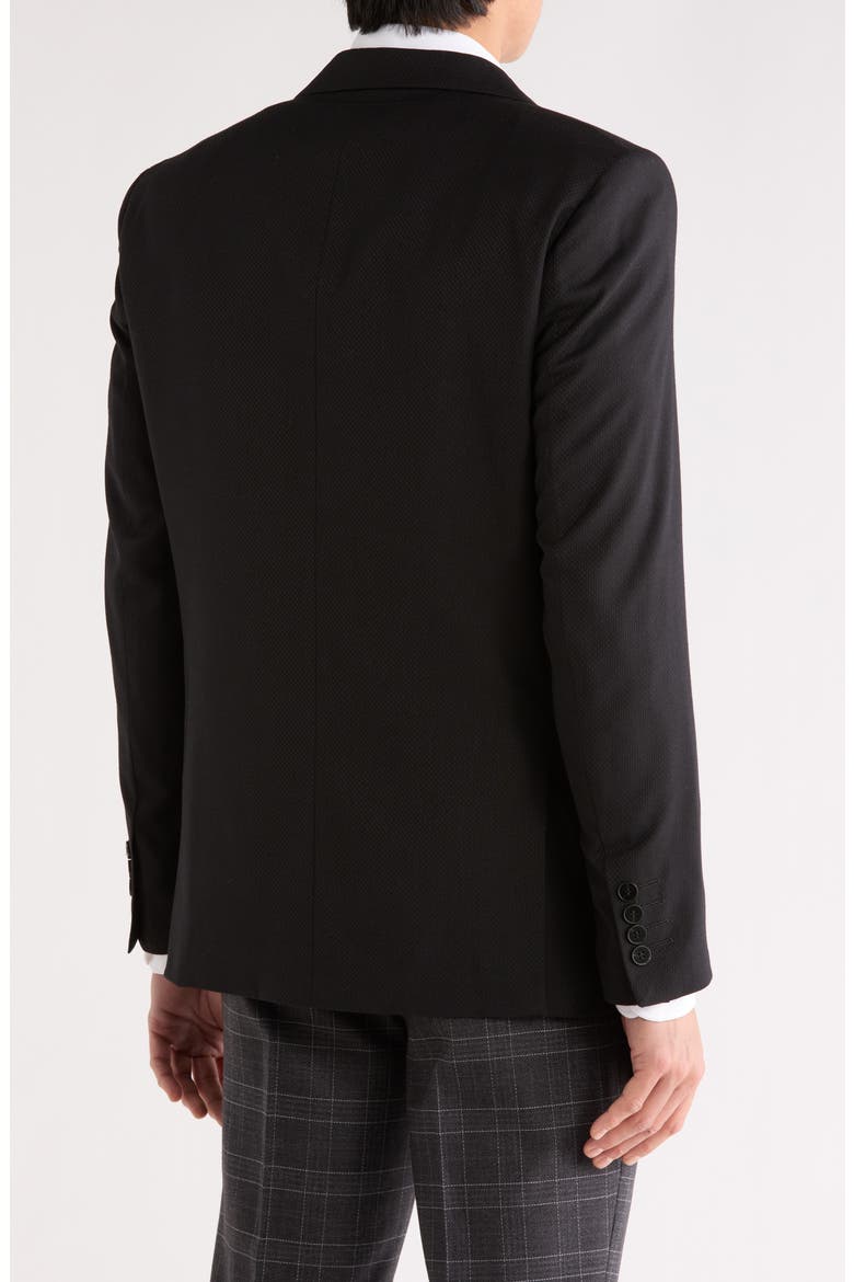 Slim Fit Blazer, Alternate, color, BLACK