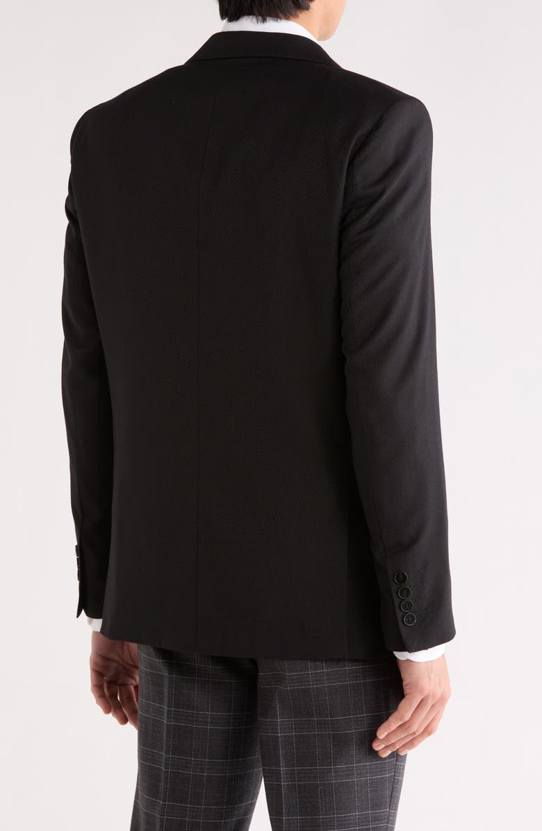 Tahari Slim Fit Blazer, Alternate, color, Black