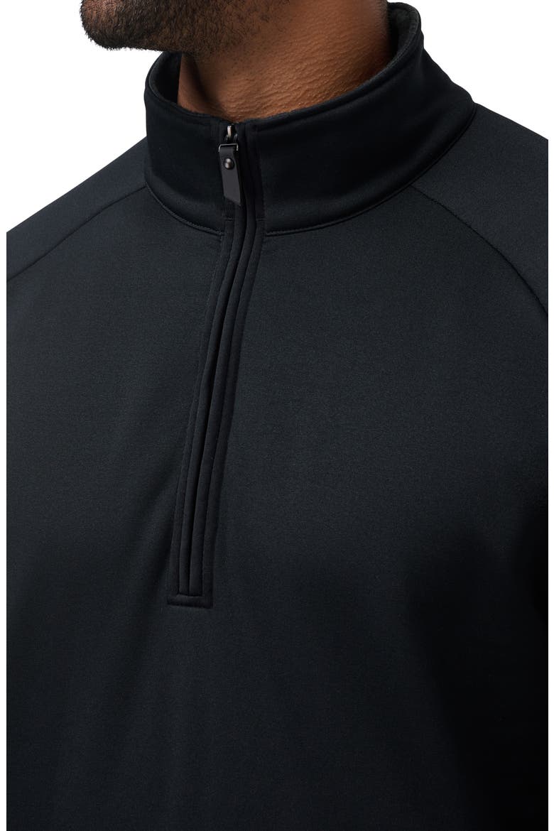 Quest Polar Fleece Quarter Zip, Alternate, color, BLACK