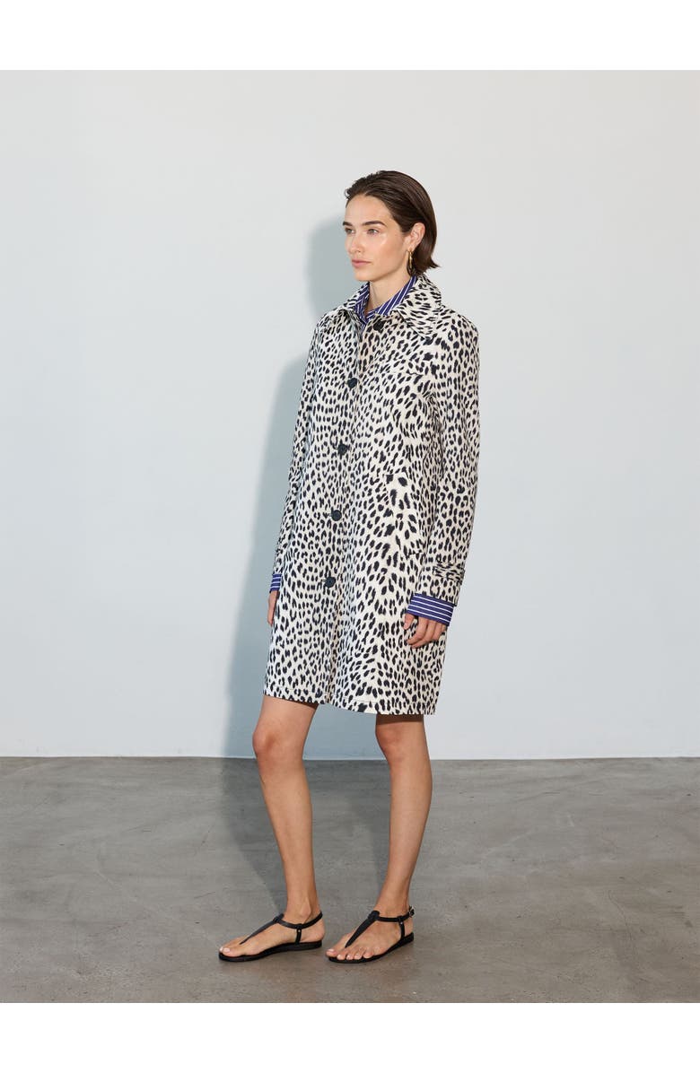 Callas Milano Alaine Coat cheetah print, Alternate, color, Black