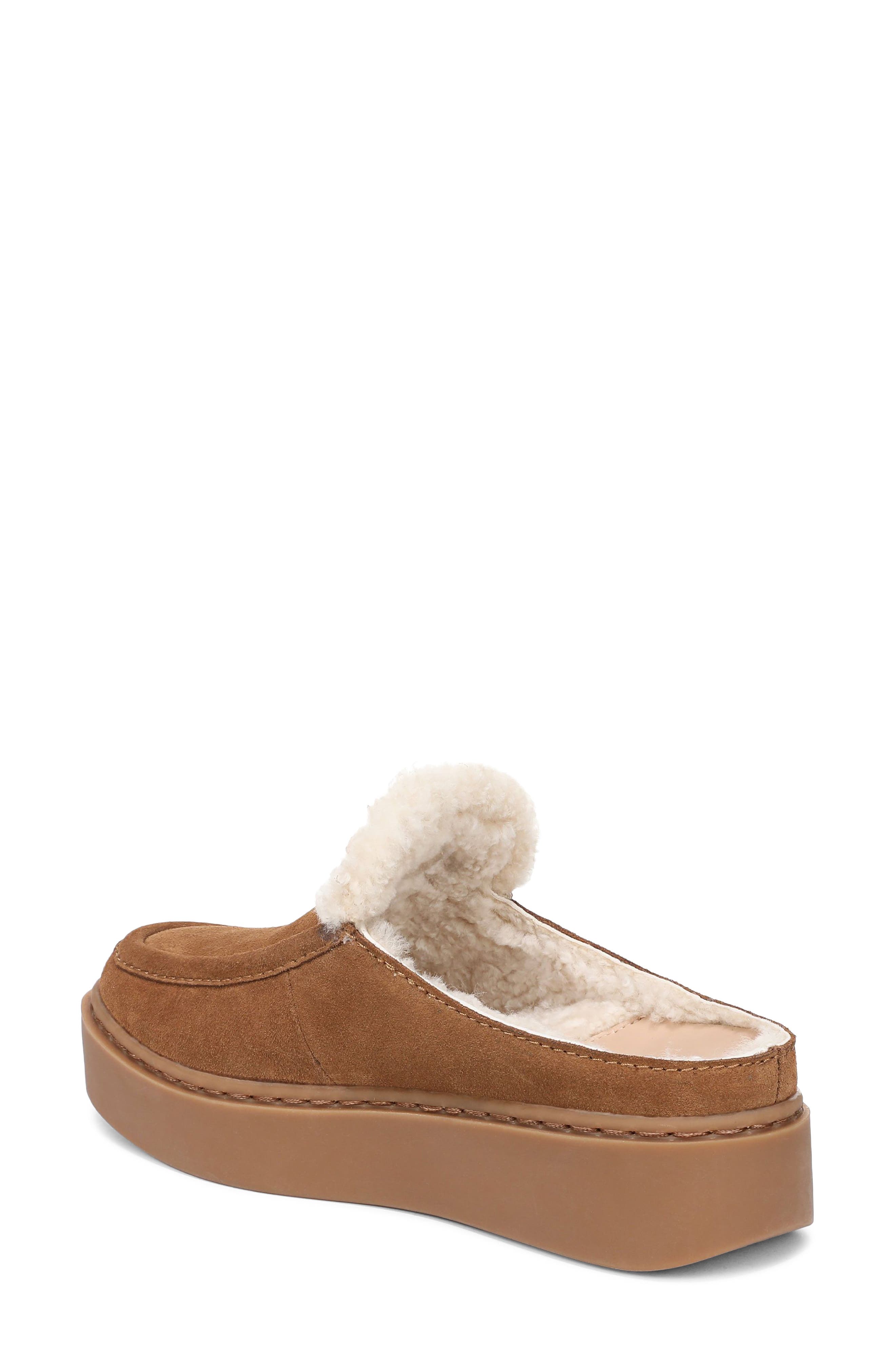 Sunny Genuine Shearling Lined Platform Clog - image 4