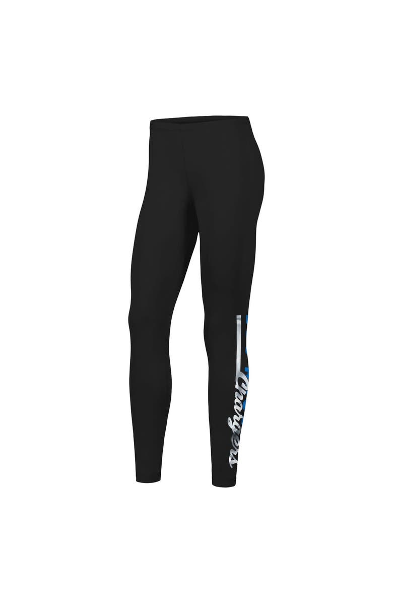 G-III 4HER BY CARL BANKS Women's G-III 4Her by Carl Banks Black Los Angeles Chargers 4th Down Leggings, Alternate, color,