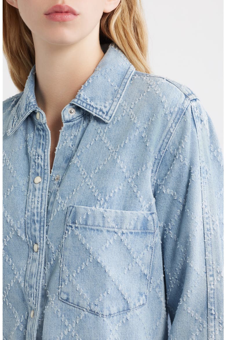 Atticus Diamond Patterned Long Sleeve Shirt, Alternate, color, DIAMOND DISTRESS