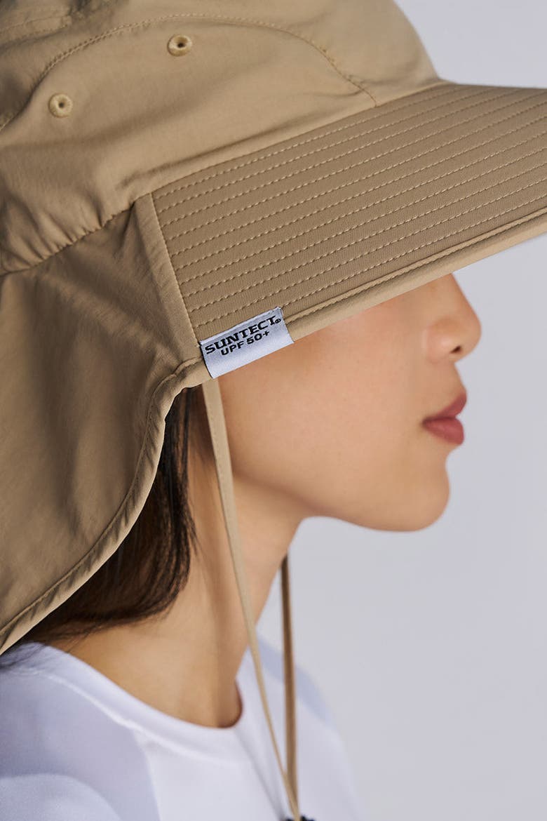 Unisex SafeShade Hat Wide Brim Sun Hat, UPF 50+ Sun Protection, Alternate, color, Tan
