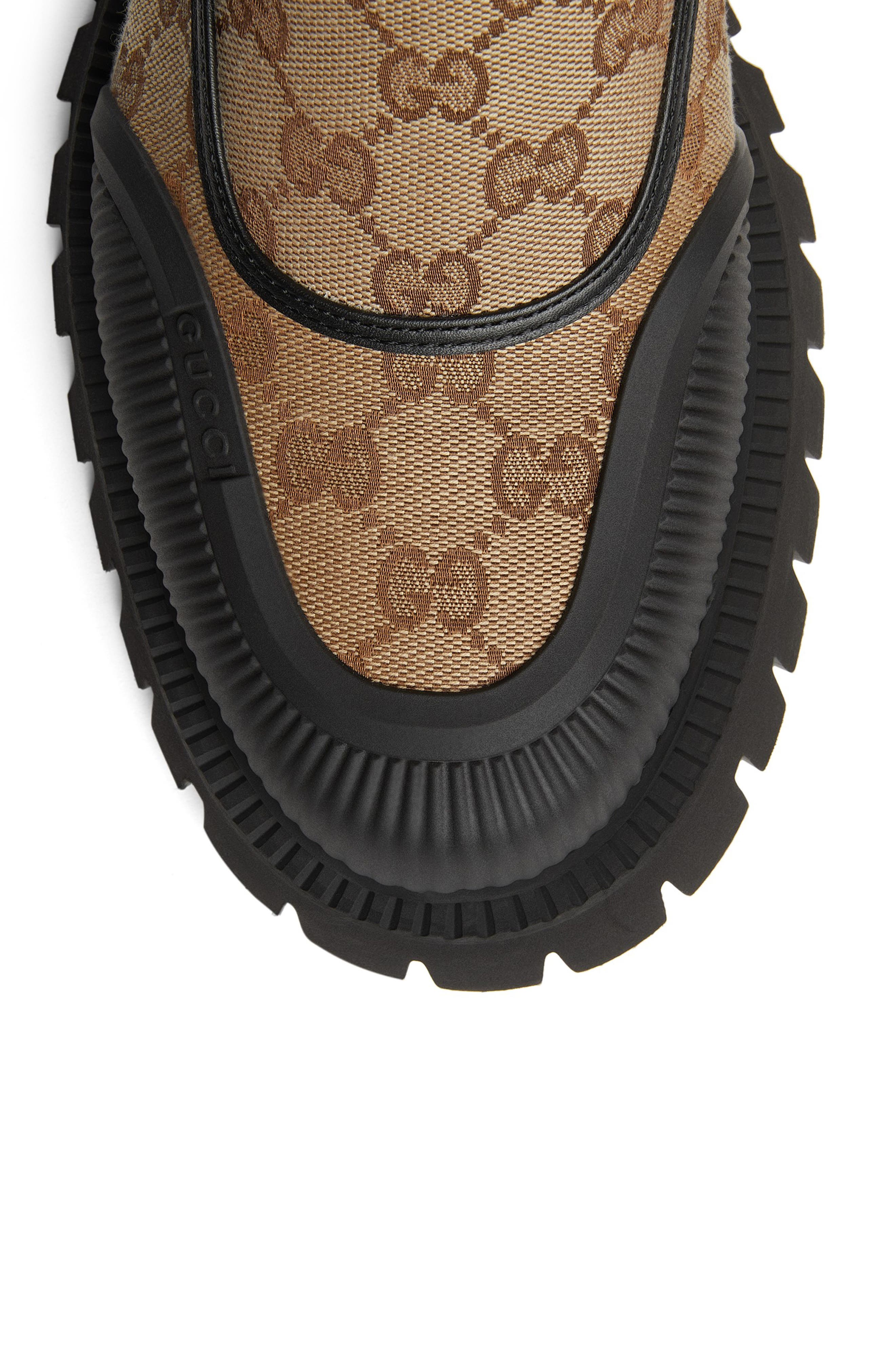 Gucci Maxi GG Canvas Chelsea Boot, Alternate, color, 