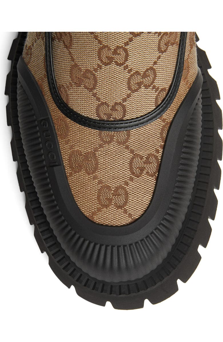 Gucci Maxi GG Canvas Chelsea Boot, Alternate, color,