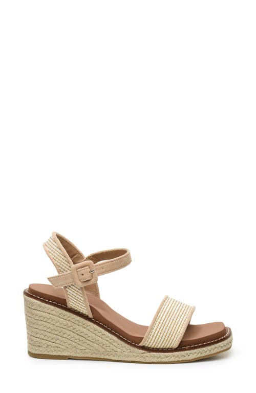 Catherine Catherine Malandrino Octobo Platform Wedge Espadrille Sandal In Beige