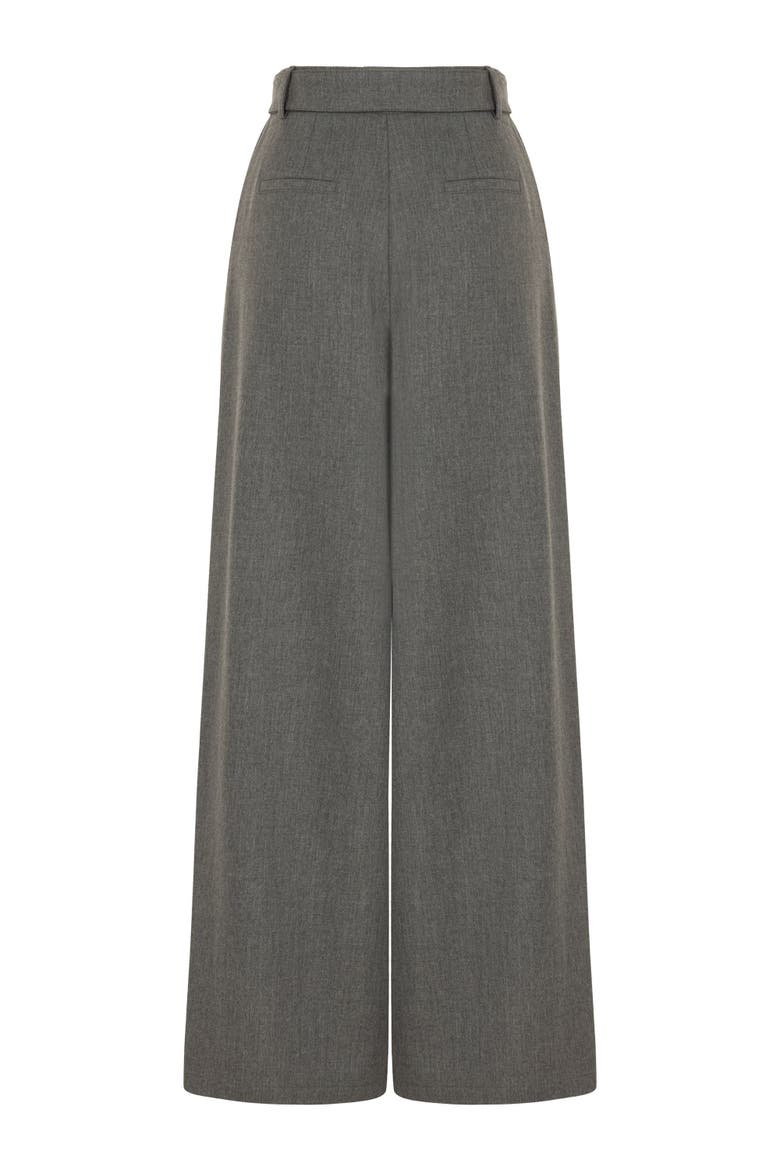 Wide Leg Flowy Pants, Alternate, color, Grey