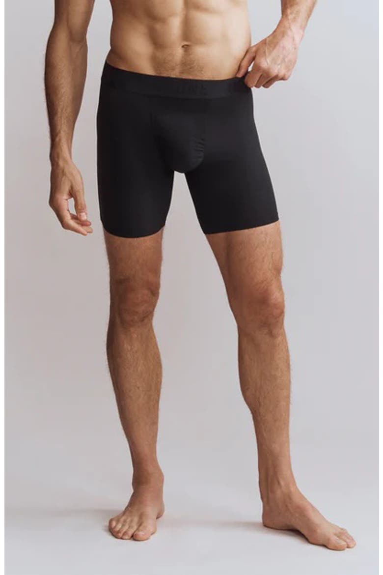 Active C.O.R. 6-Inch Performance Boxer Briefs, Alternate, color, BLACK
