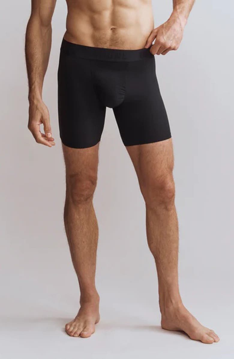 Rhone Active C.O.R. 6-Inch Performance Boxer Briefs, Alternate, color, Black