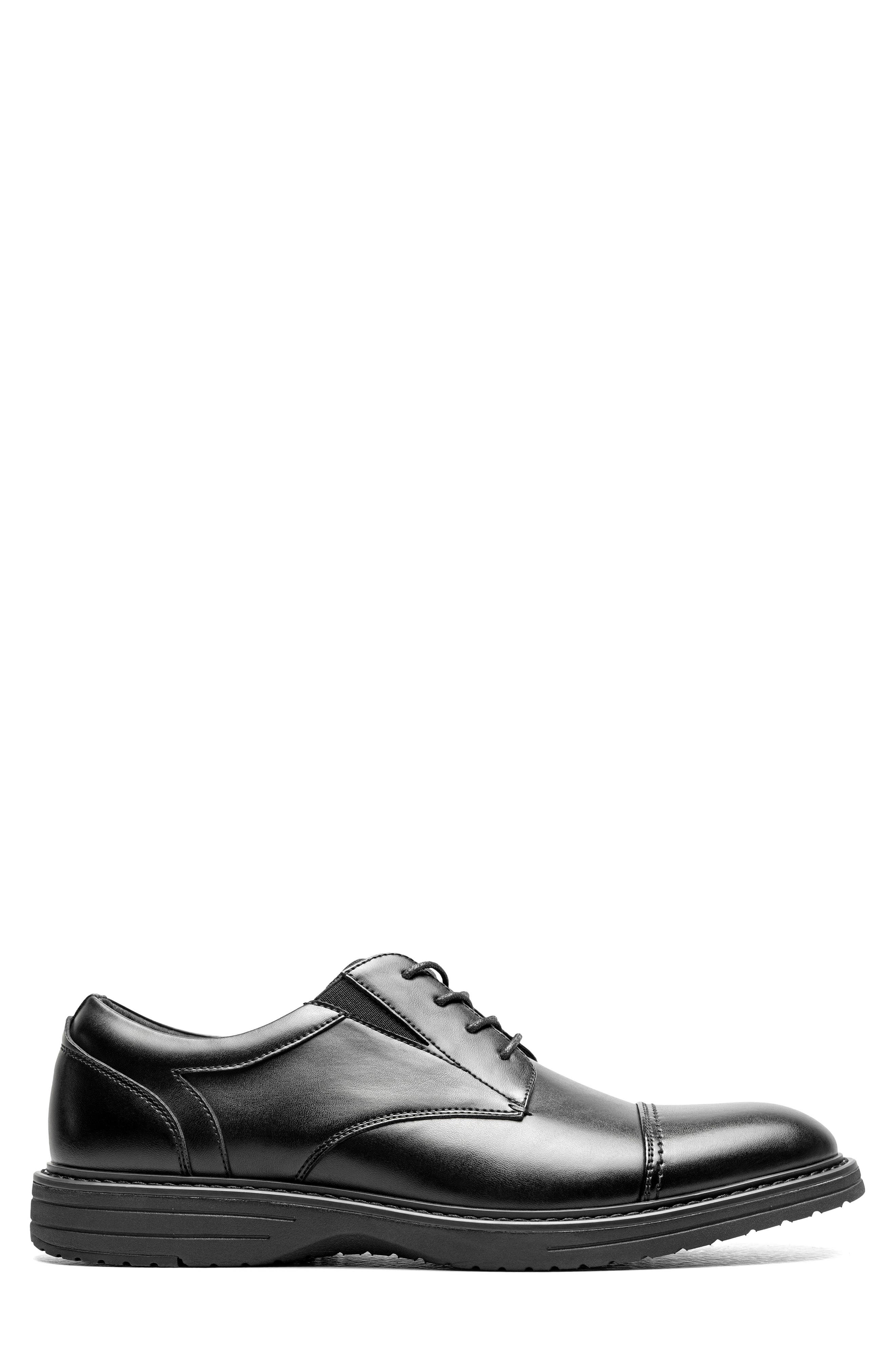 NUNN BUSH Gates Cap Toe Derby, Alternate, color, Black
