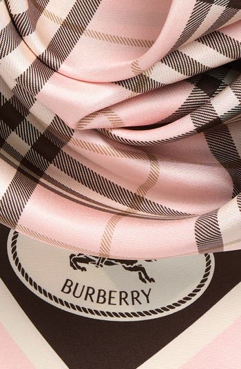 Burberry Medium Border Check Square Silk Scarf | Nordstrom