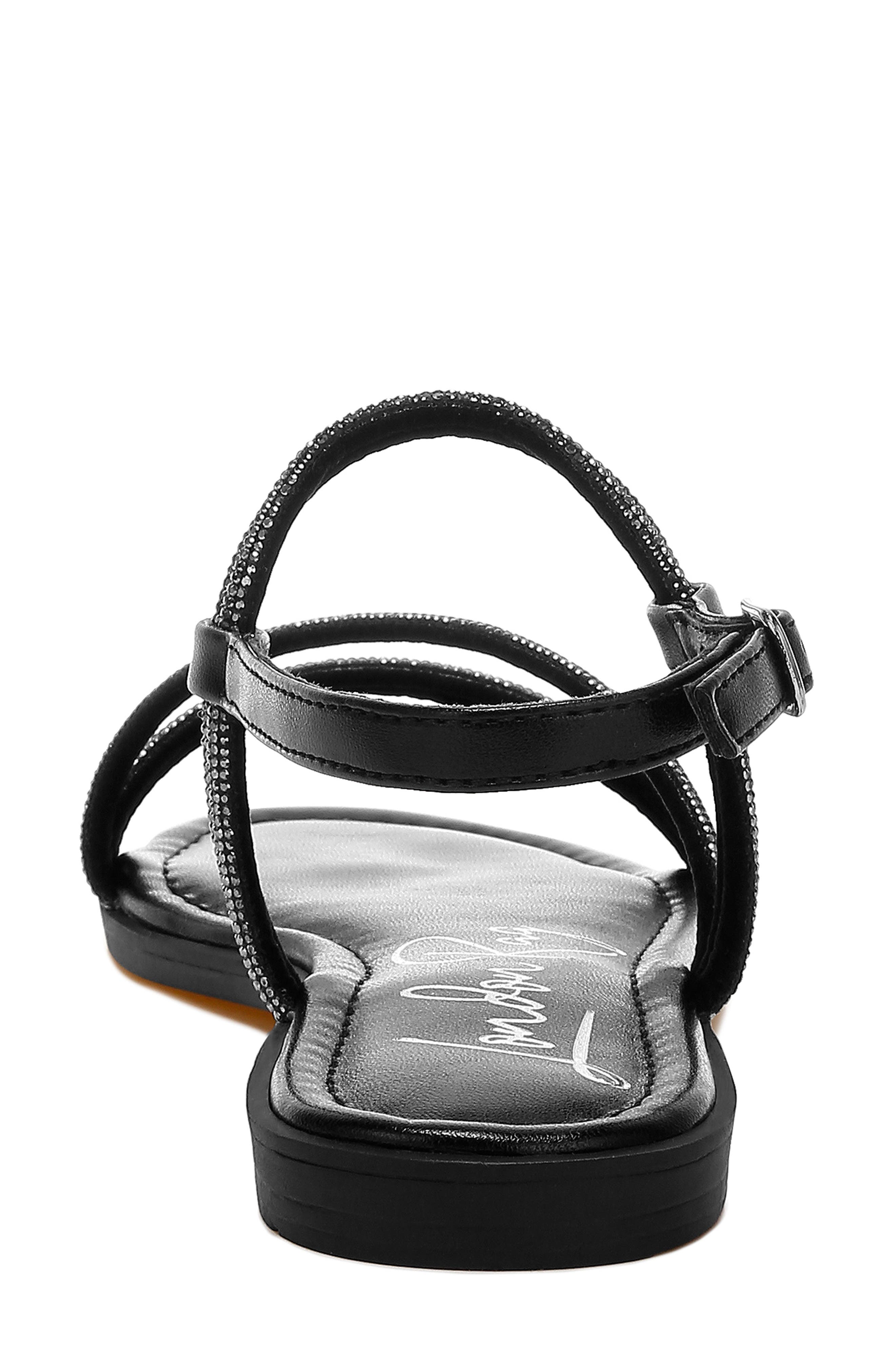 LONDON RAG Bawley Crystal Embellished Flat, Alternate, color, Black