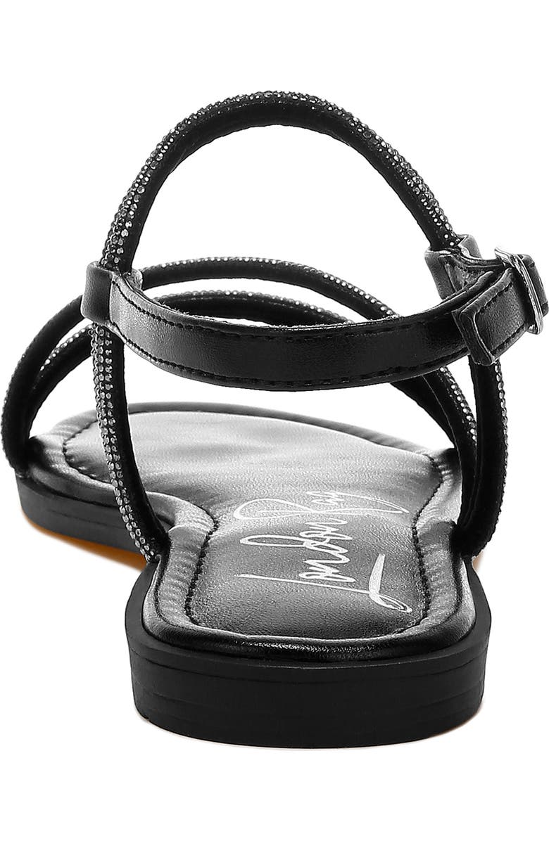 LONDON RAG Bawley Crystal Embellished Flat, Alternate, color, Black