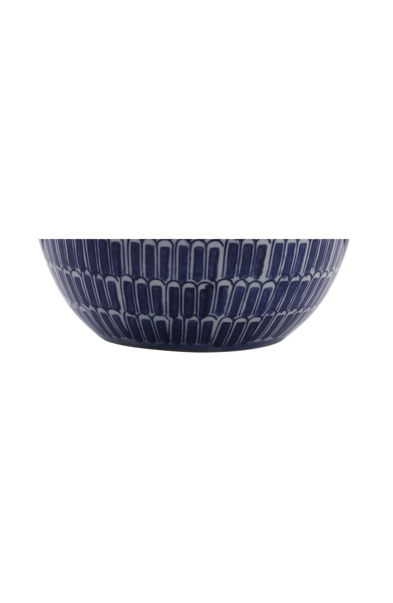 JONATHAN Y Ronald 21" Ceramic LED Table Lamp, Navy, Alternate, color, Navy