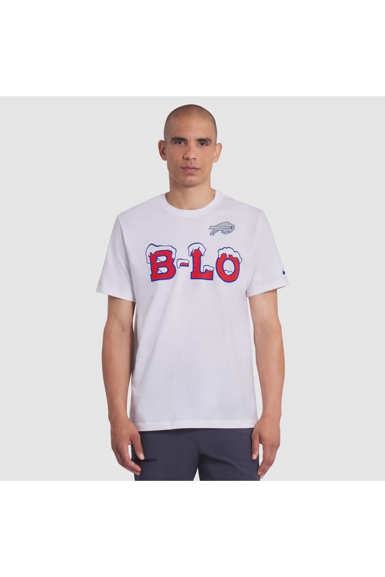 Men's Nike White Buffalo Bills 2025 Rivalries Collection Essential T-Shirt, Main, color, White
