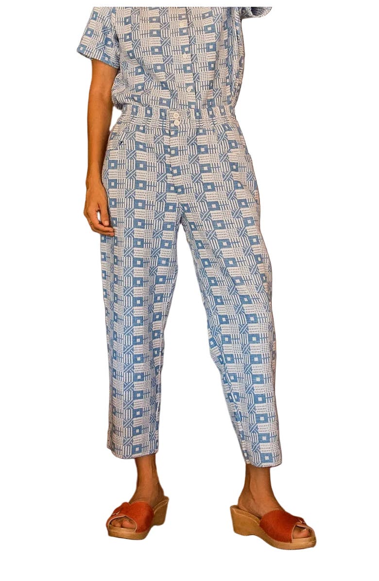 Ace & Jig Nicky Pascal Button Fly Ankle Length Pants, Main, color, Lisbon