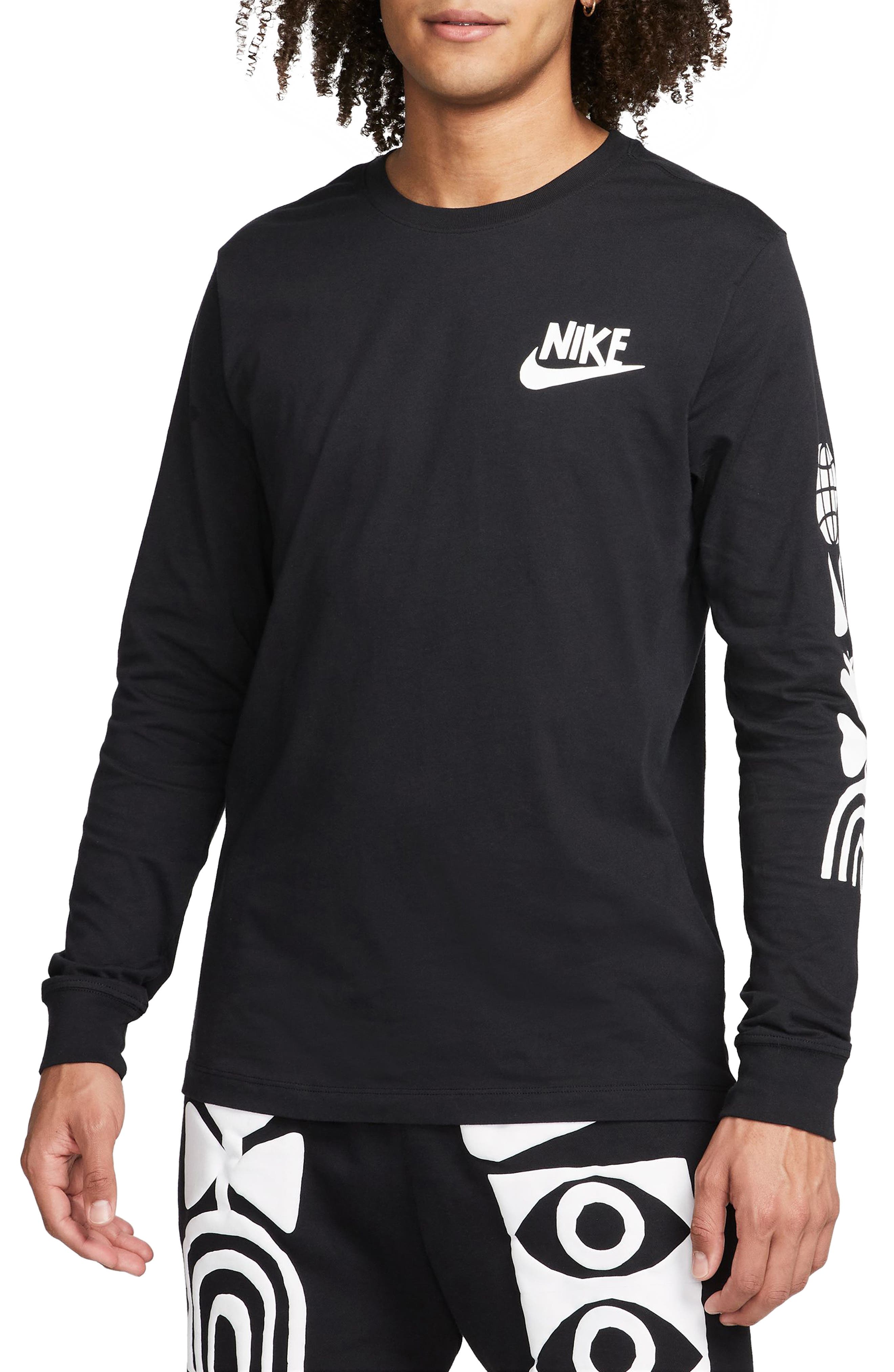 nike long sleeve graphic tee