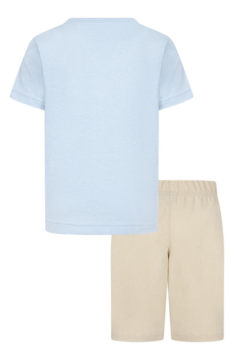 Hurley Kids' Icon Ombré T-Shirt & Woven Shorts Set, Alternate, color, 