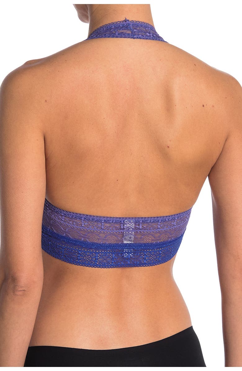 FRENCH AFFAIR Lace Halter Molder Cup Bralette, Main, color, 