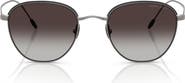 ARMANI 51mm Round Sunglasses