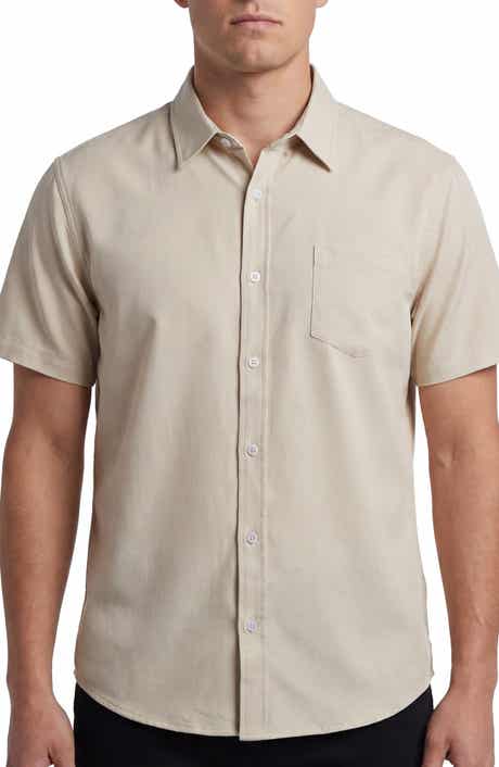 BURNSIDE Short Sleeve Button-Up Shirt
