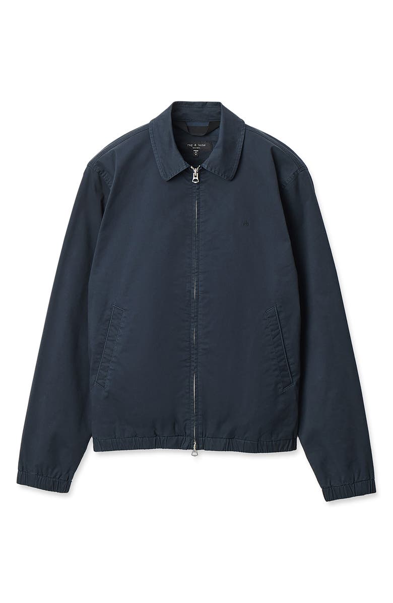 rag & bone Harrington Stretch Cotton Jacket, Alternate, color, Sail