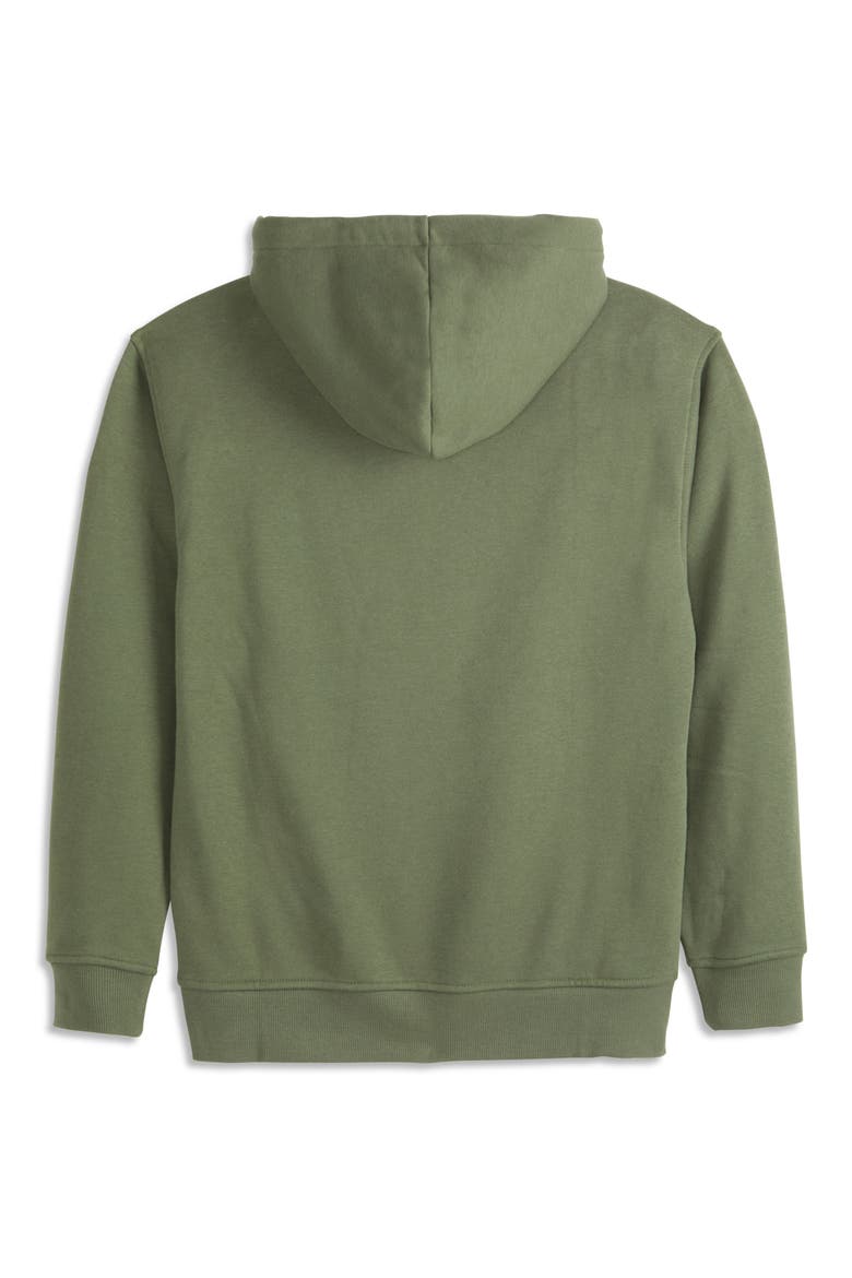 Relaxed Fit Fleece Graphic Hoodie, Alternate, color, THYME